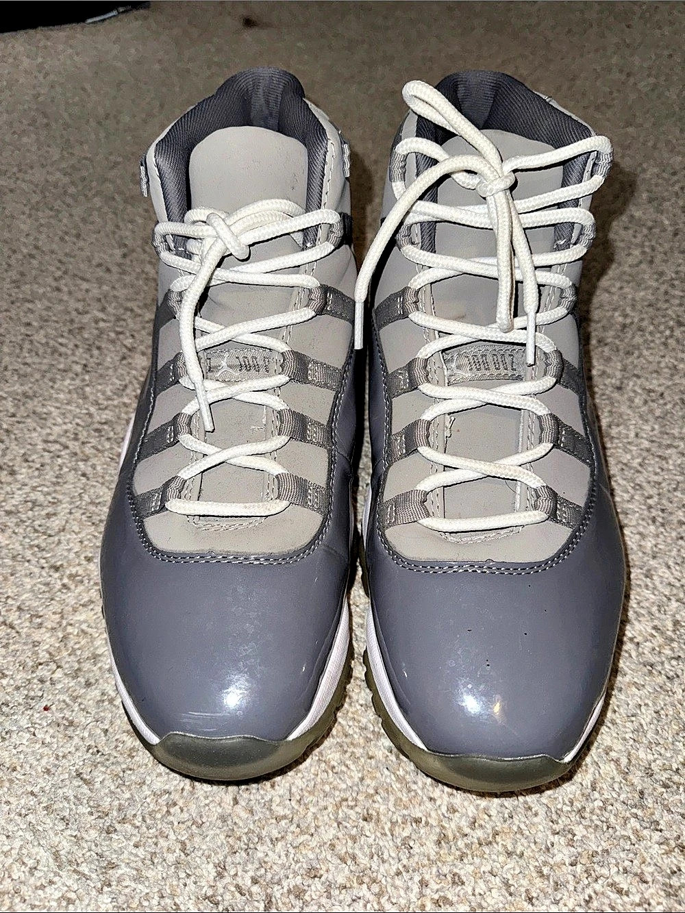 Jordan 11 Retro Men's Sneakers US 11 Gray & White